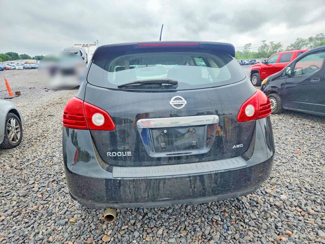 2011 Nissan Rogue S Черный vin: JN8AS5MV1BW661106