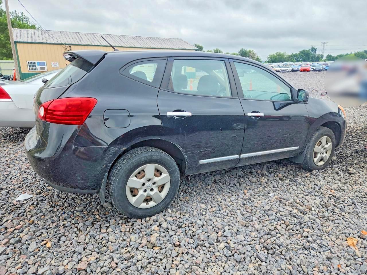 2011 Nissan Rogue S Черный vin: JN8AS5MV1BW661106