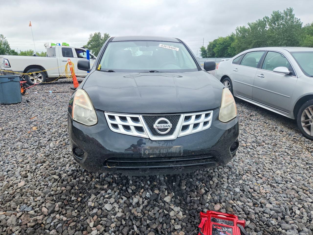 2011 Nissan Rogue S Черный vin: JN8AS5MV1BW661106
