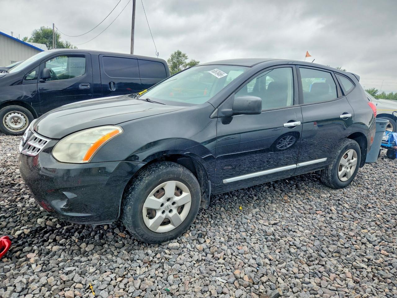 2011 Nissan Rogue S Черный vin: JN8AS5MV1BW661106