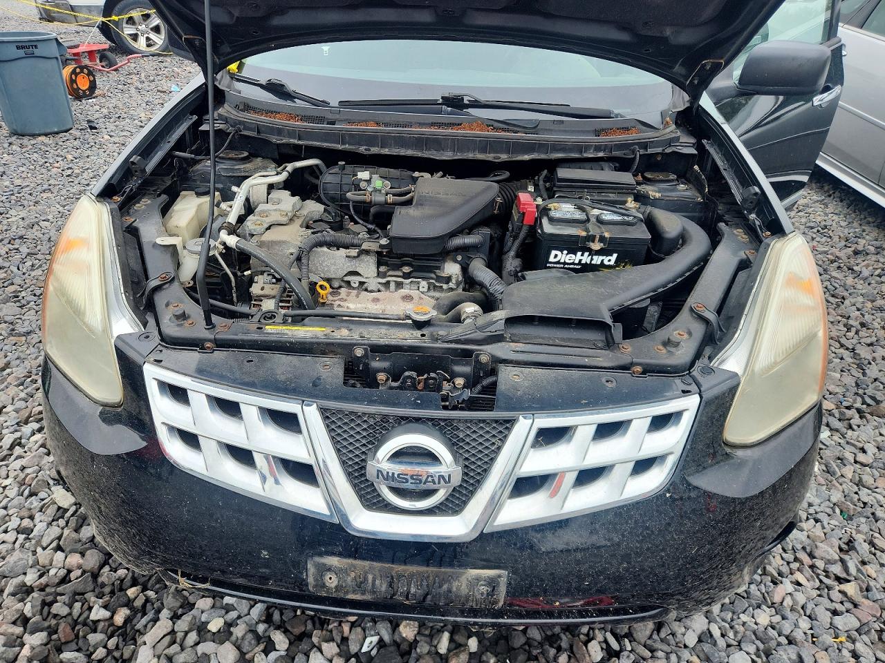 2011 Nissan Rogue S Черный vin: JN8AS5MV1BW661106
