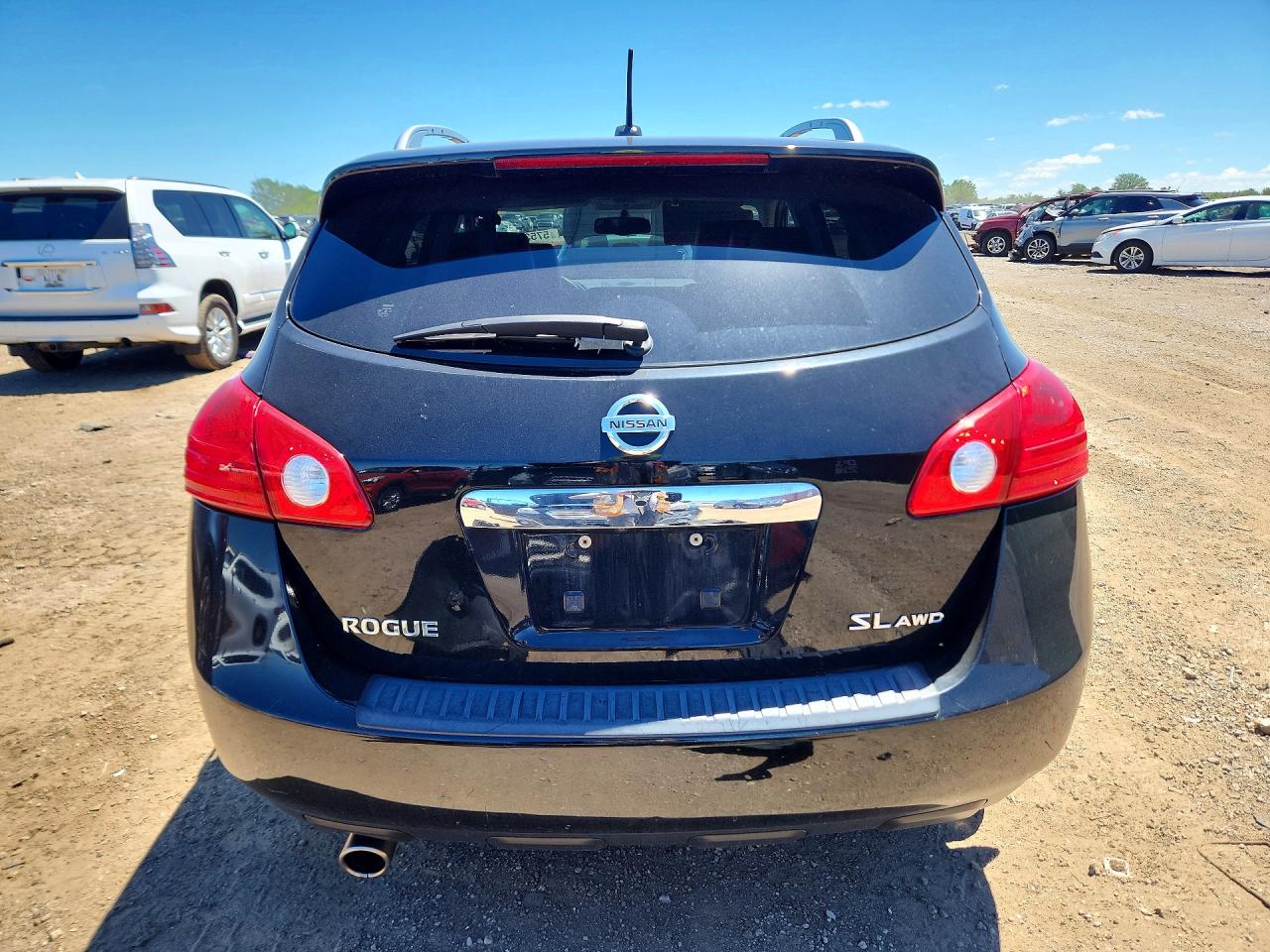 2011 Nissan Rogue S Black vin: JN8AS5MV1BW676544