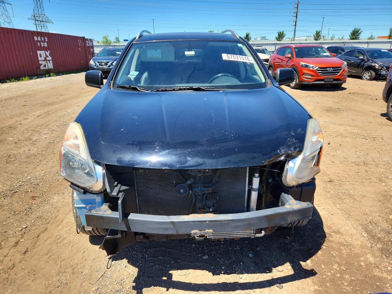 2011 Nissan Rogue S Black vin: JN8AS5MV1BW676544