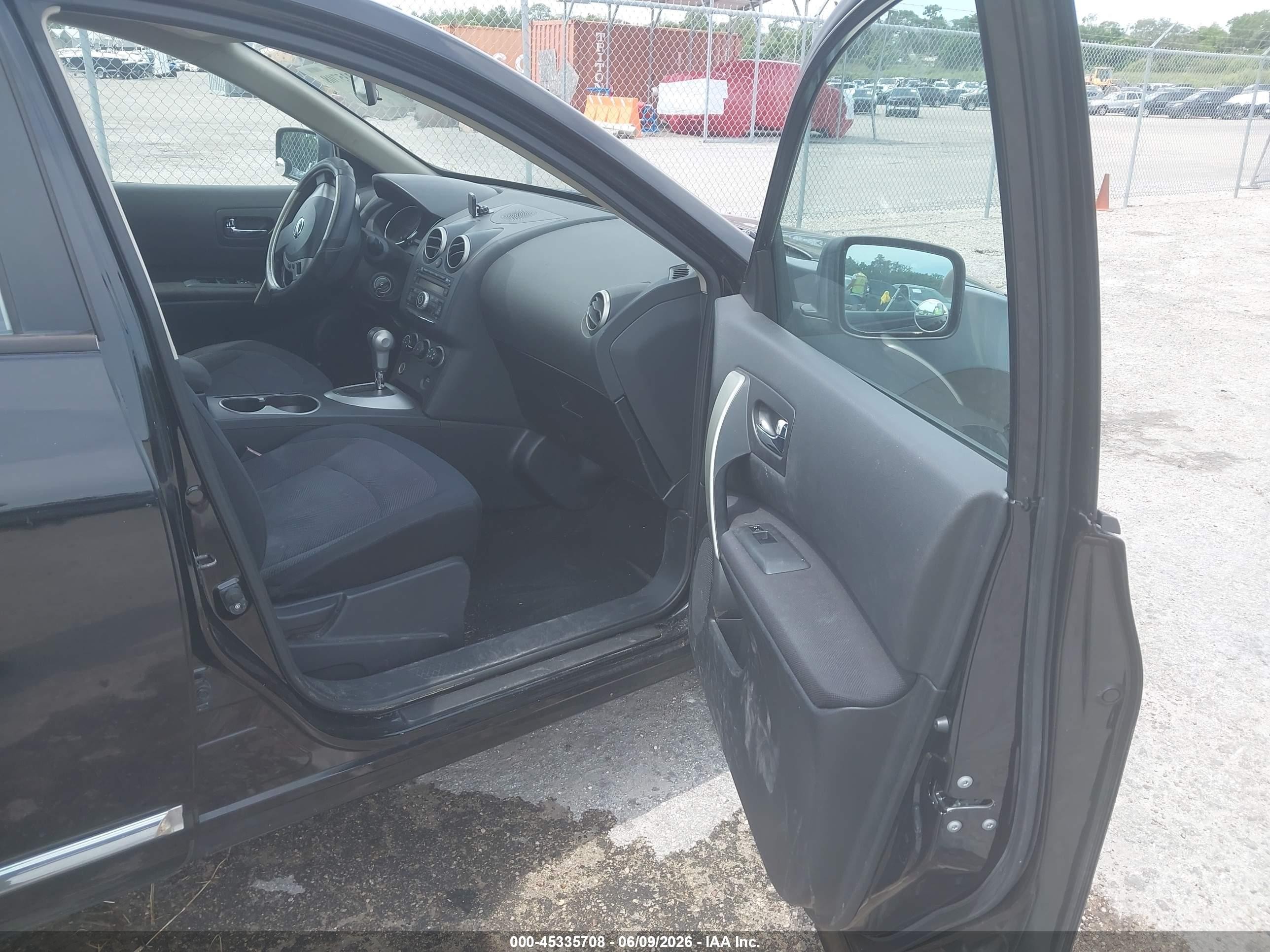 2011 Nissan Rogue S Черный vin: JN8AS5MV1BW687219