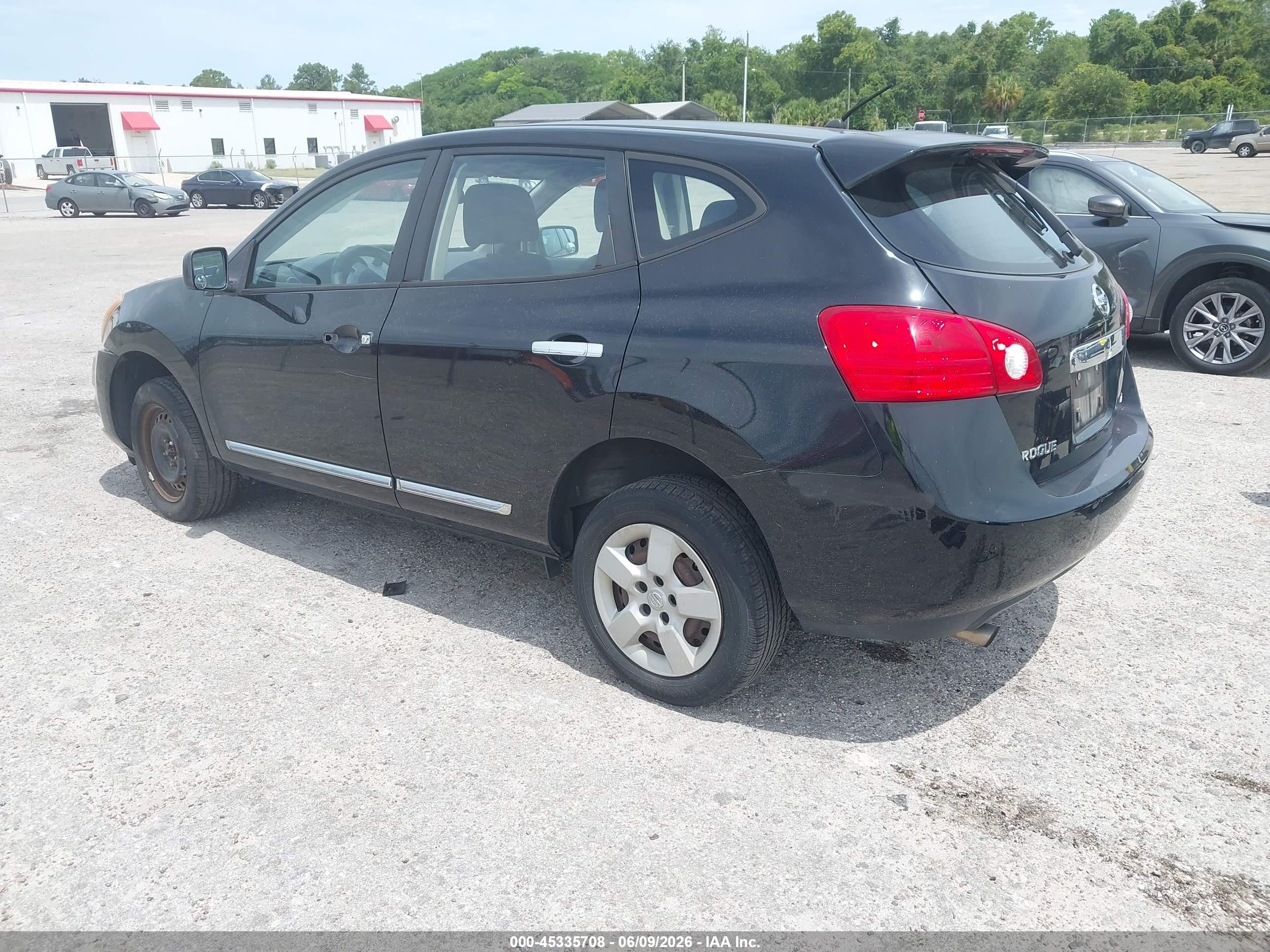 2011 Nissan Rogue S Черный vin: JN8AS5MV1BW687219