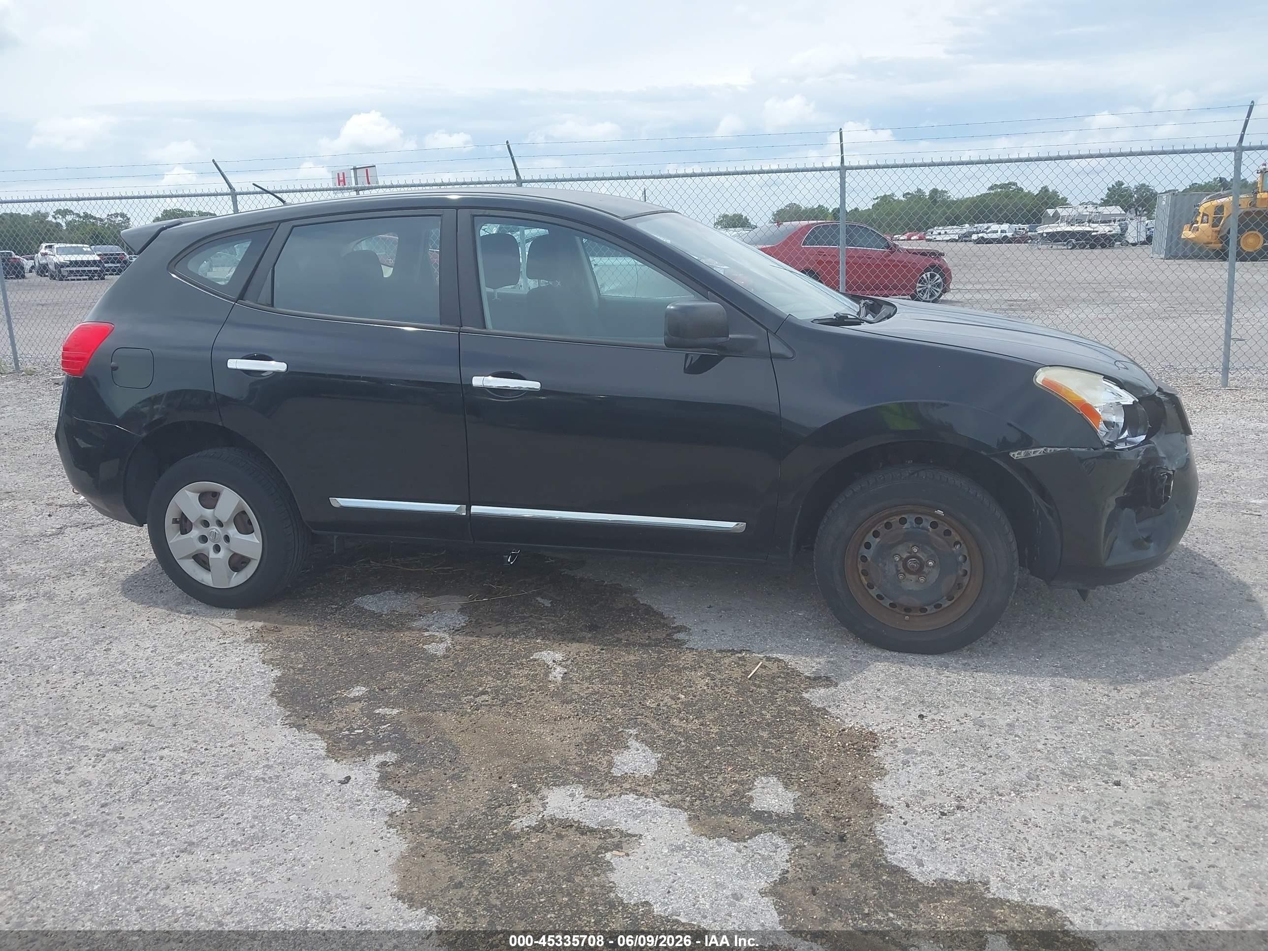 2011 Nissan Rogue S Черный vin: JN8AS5MV1BW687219