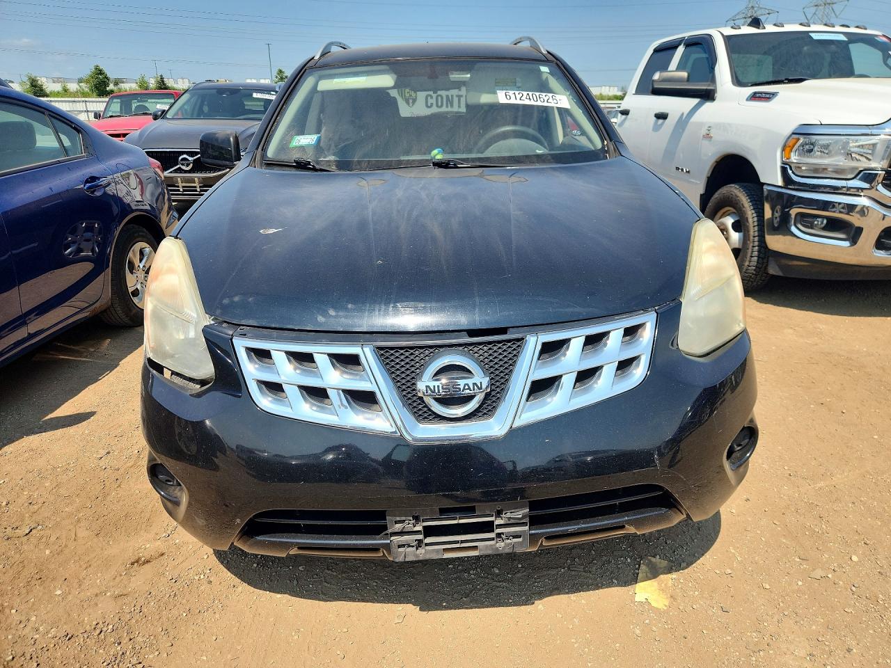 2011 Nissan Rogue S Black vin: JN8AS5MV1BW687589