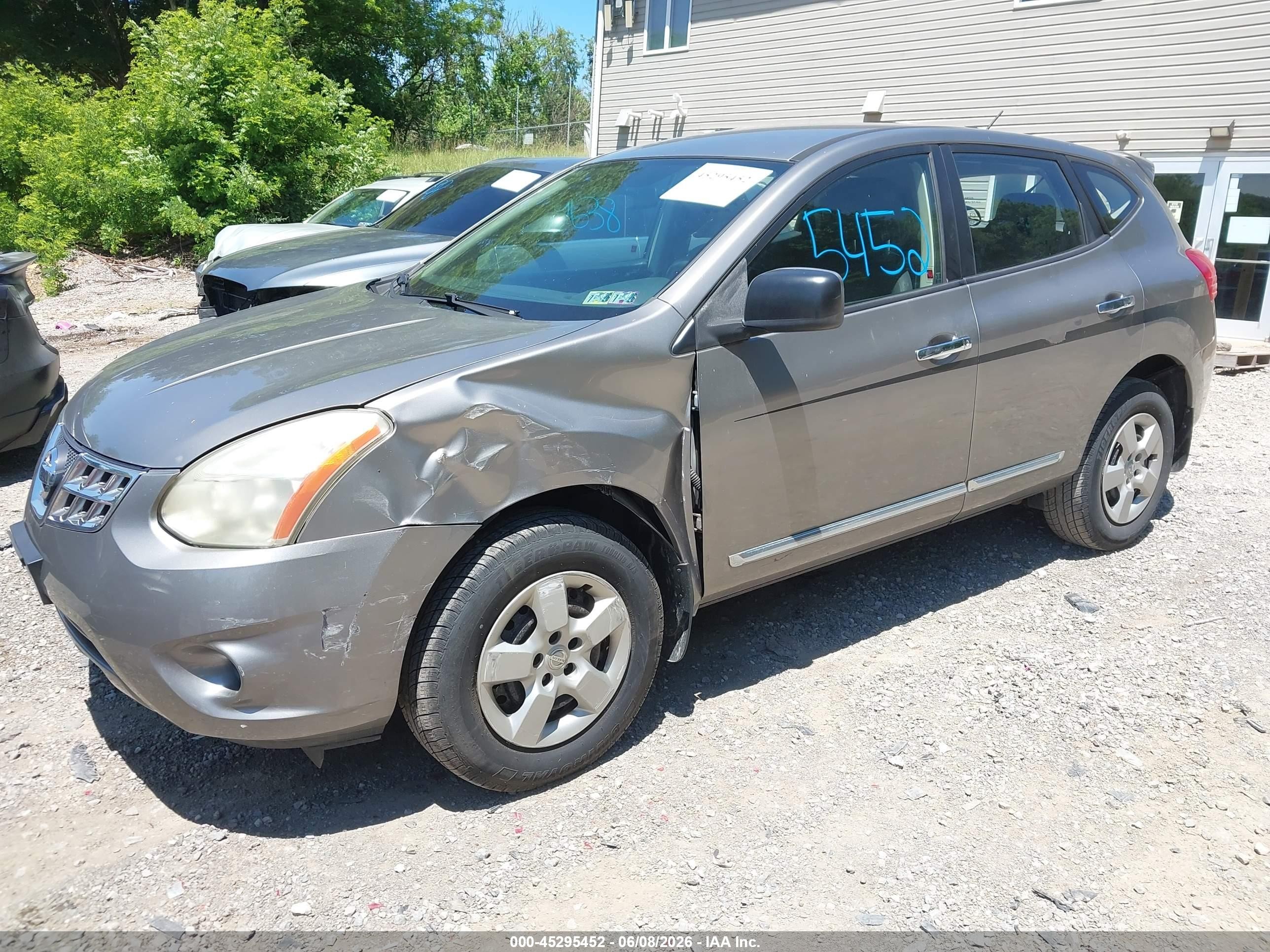 2011 Nissan Rogue S Gray vin: JN8AS5MV1BW689424