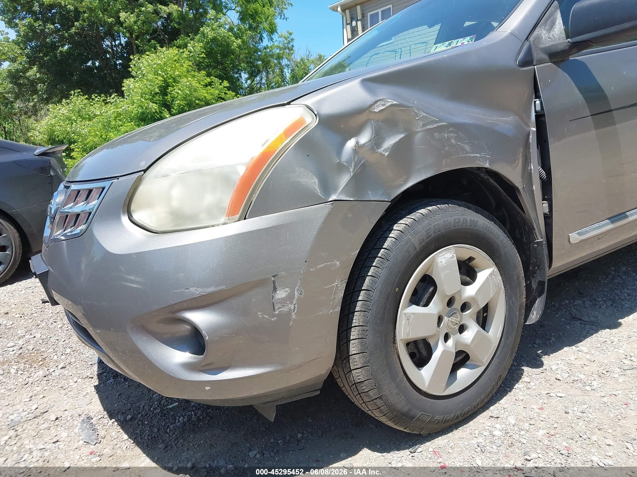2011 Nissan Rogue S Gray vin: JN8AS5MV1BW689424