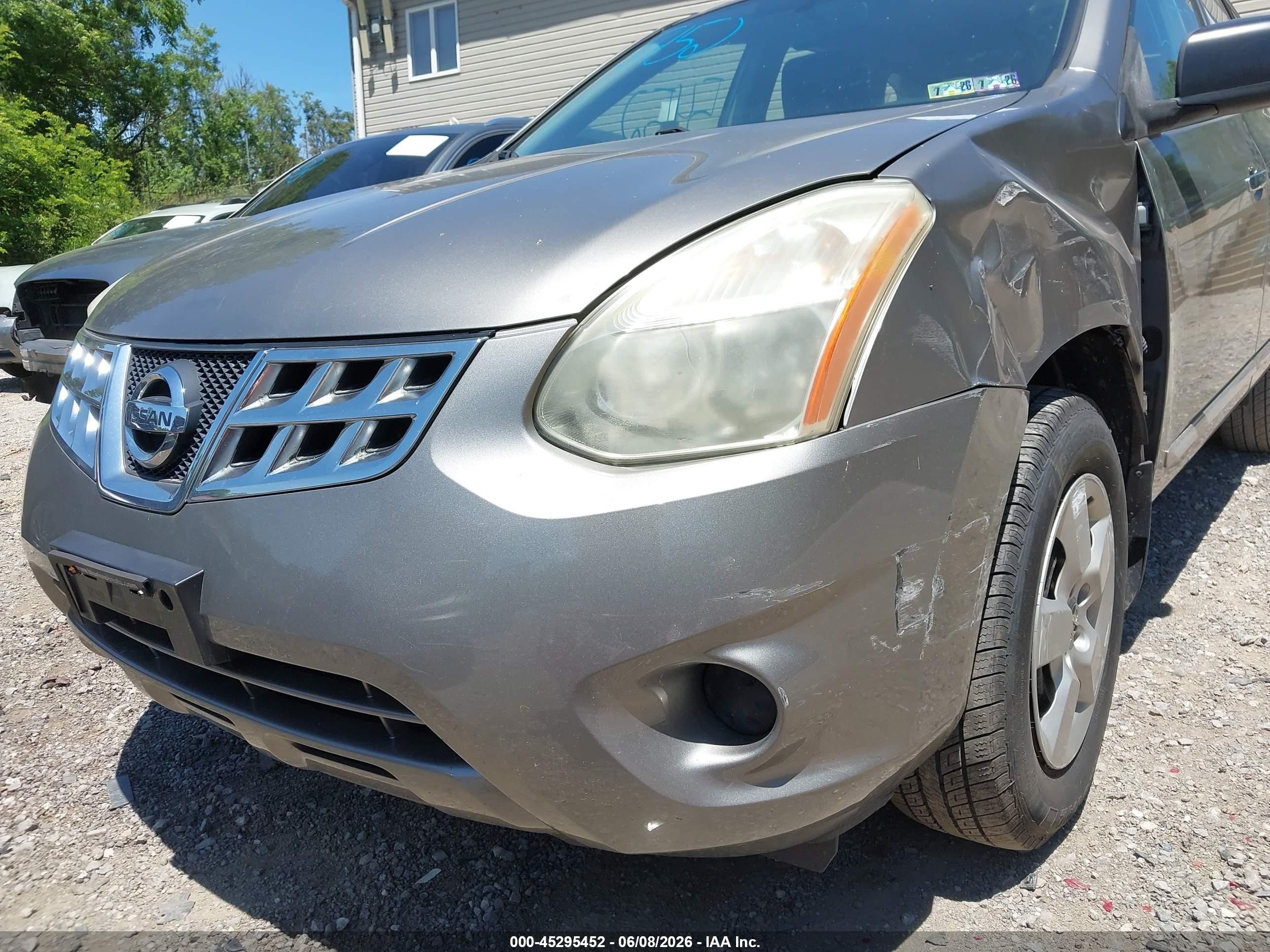 2011 Nissan Rogue S Gray vin: JN8AS5MV1BW689424