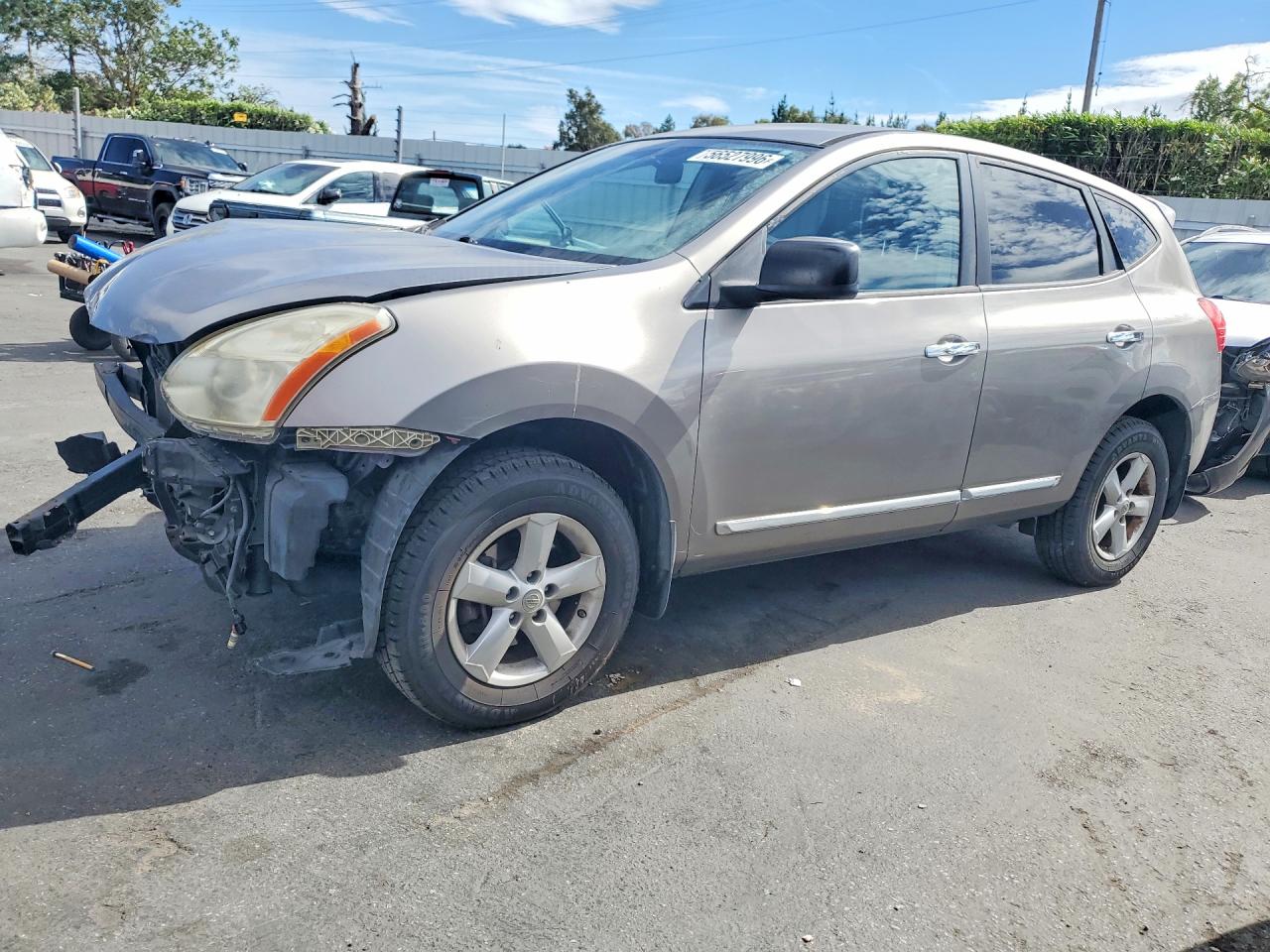 2012 Nissan Rogue S Silver vin: JN8AS5MV1CW350308
