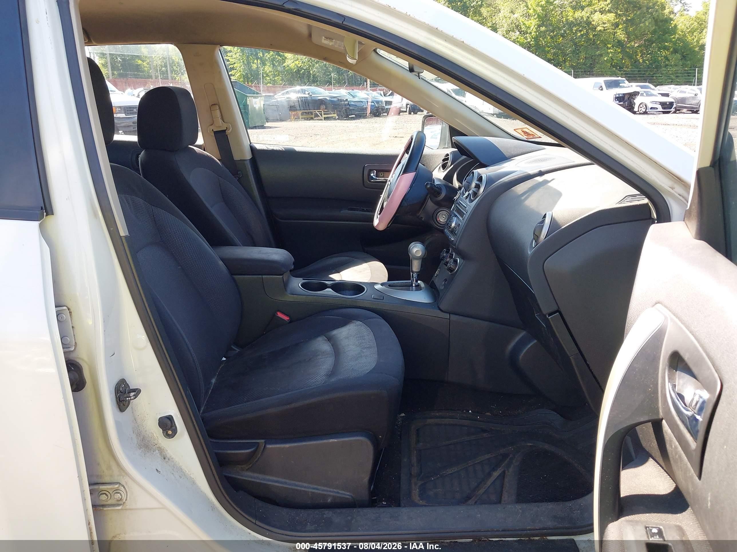 2012 Nissan Rogue S White vin: JN8AS5MV1CW353659