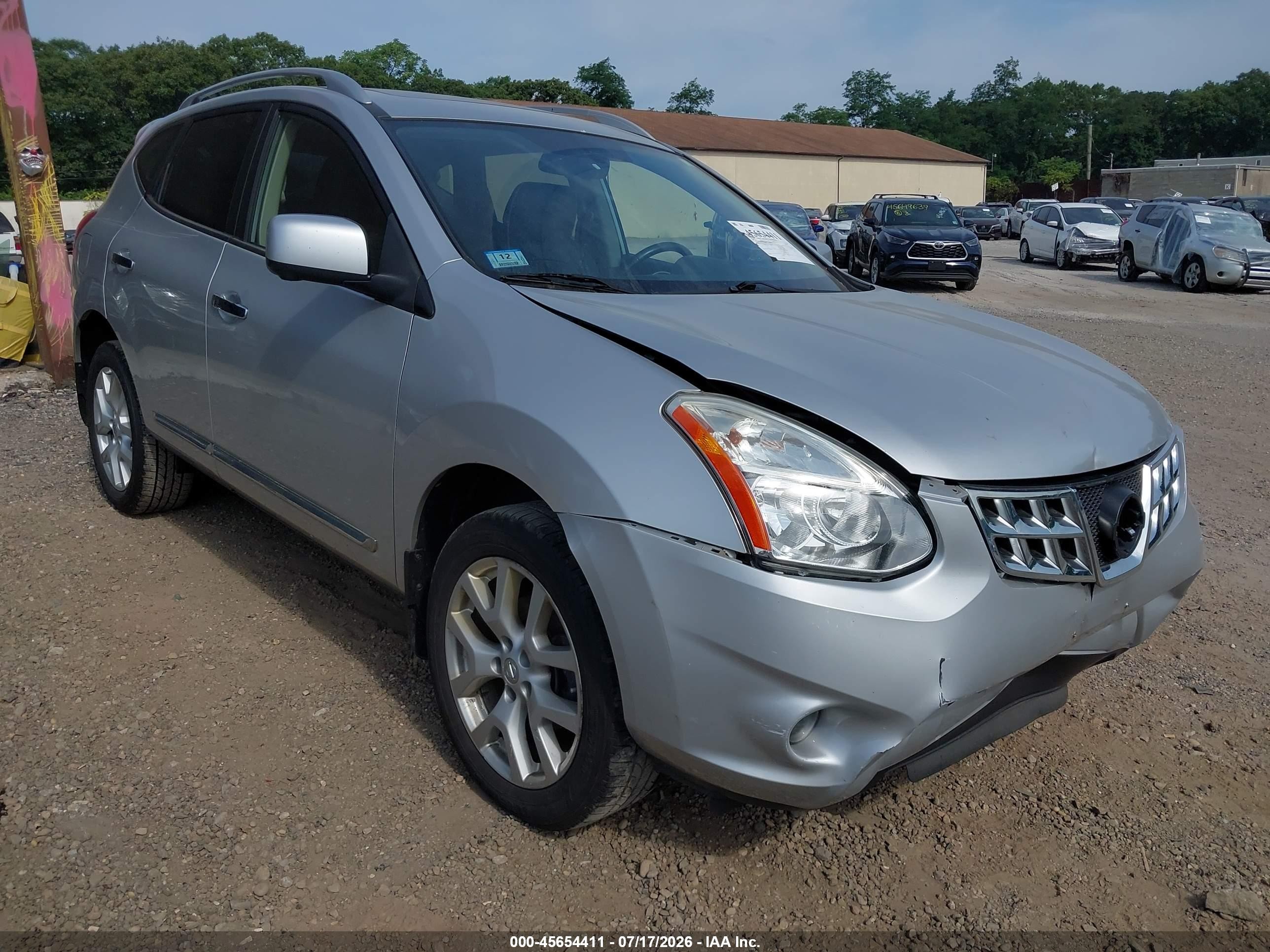 2012 Nissan Rogue Sv W/sl Pkg Gray vin: JN8AS5MV1CW353810