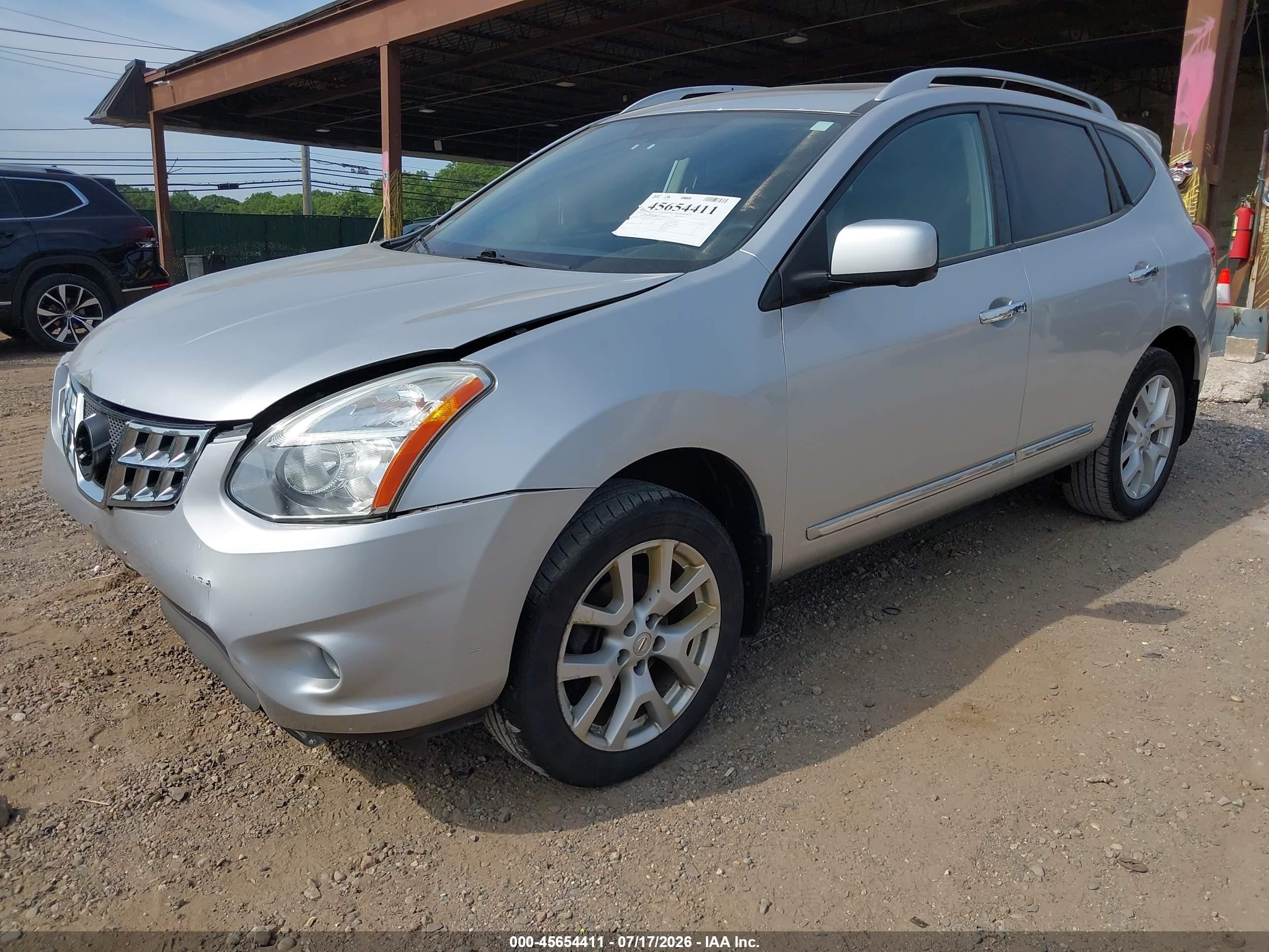 2012 Nissan Rogue Sv W/sl Pkg Gray vin: JN8AS5MV1CW353810