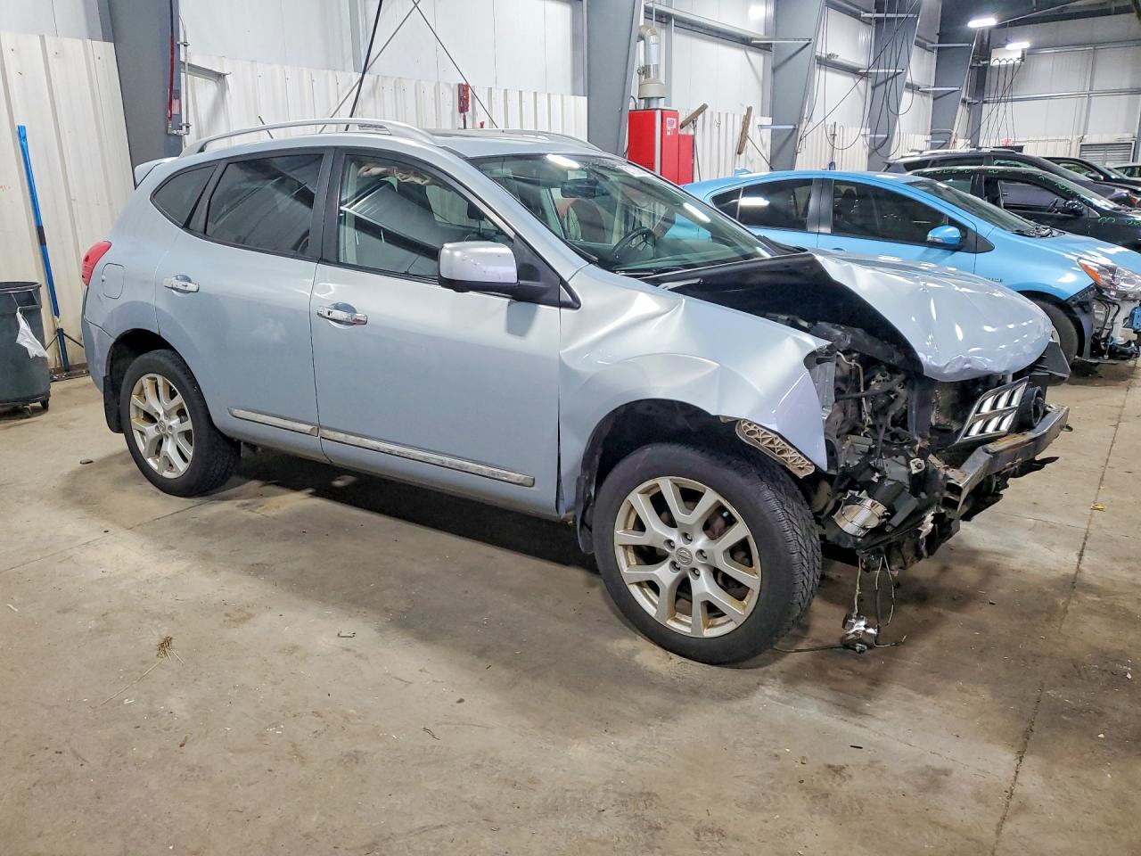 2012 Nissan Rogue S Blue vin: JN8AS5MV1CW356514