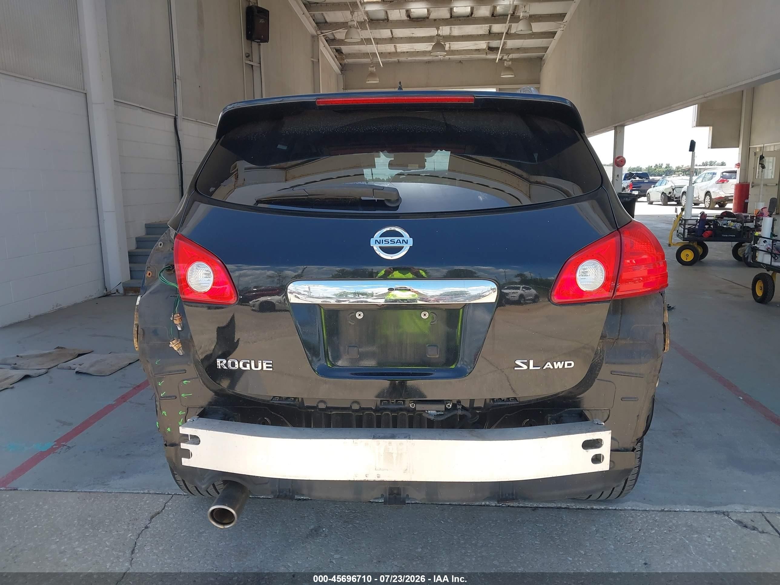 2012 Nissan Rogue Sv W/sl Pkg Черный vin: JN8AS5MV1CW364354