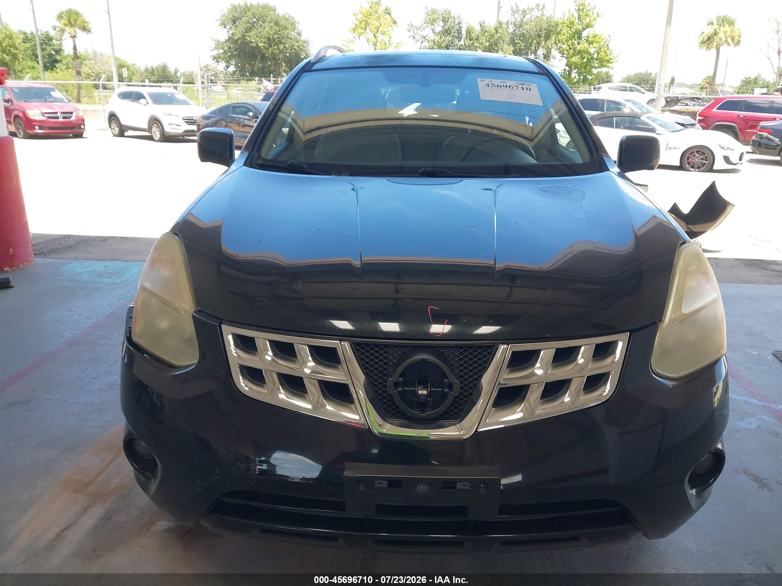 2012 Nissan Rogue Sv W/sl Pkg Черный vin: JN8AS5MV1CW364354
