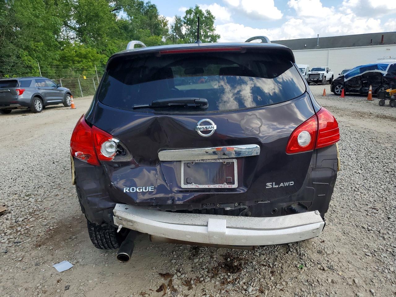 2012 Nissan Rogue S Черный vin: JN8AS5MV1CW371739