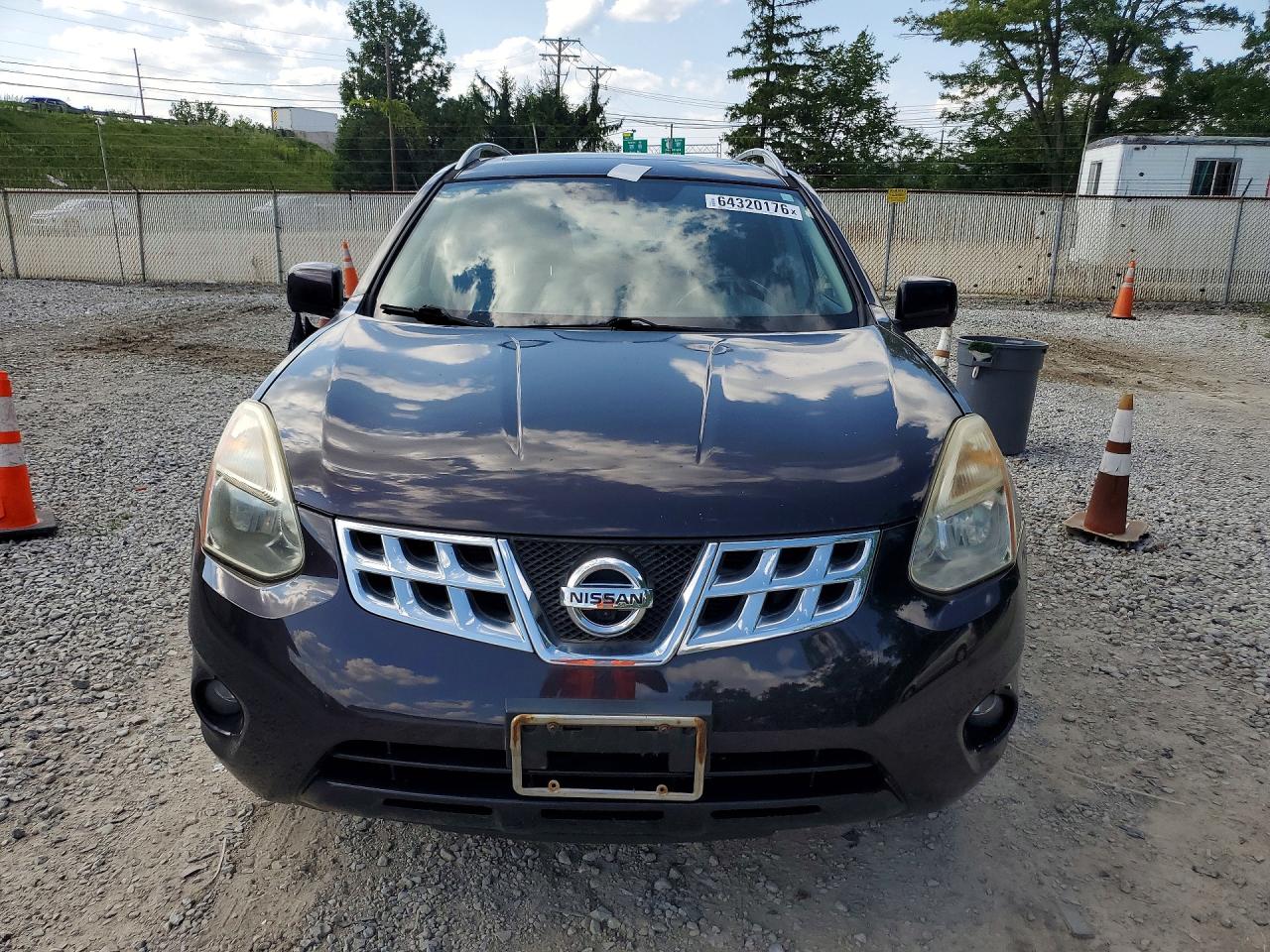 2012 Nissan Rogue S Черный vin: JN8AS5MV1CW371739