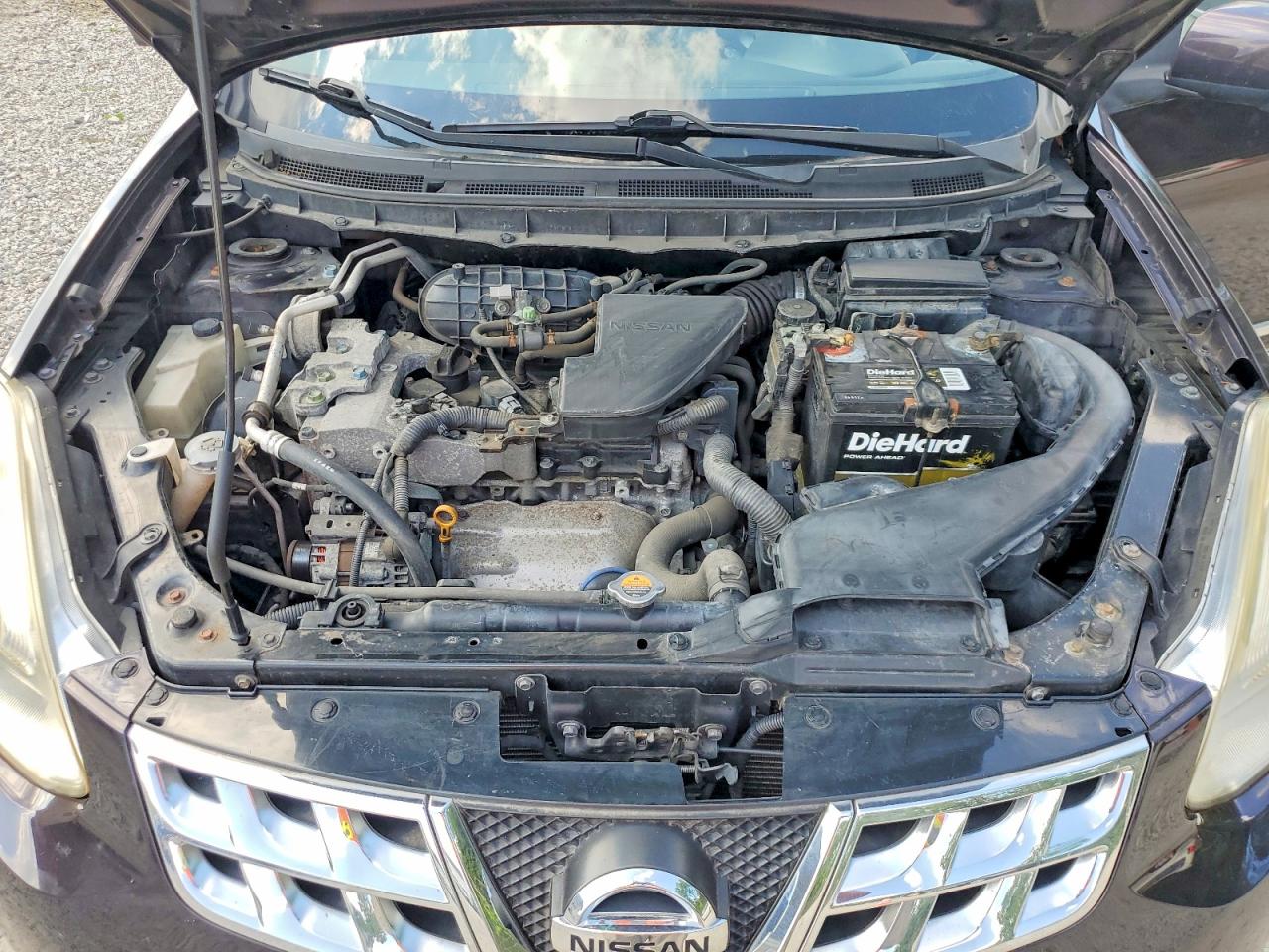 2012 Nissan Rogue S Черный vin: JN8AS5MV1CW371739