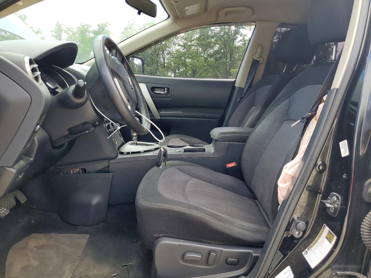 2012 Nissan Rogue S Черный vin: JN8AS5MV1CW372034