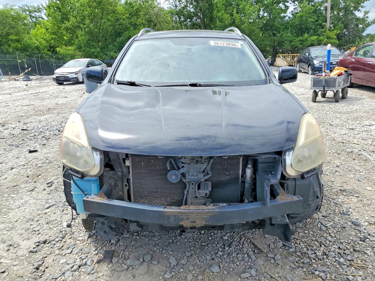 2012 Nissan Rogue S Черный vin: JN8AS5MV1CW372034
