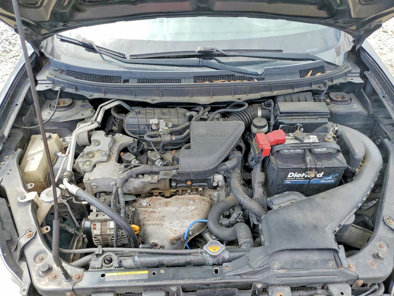 2012 Nissan Rogue S Черный vin: JN8AS5MV1CW372034