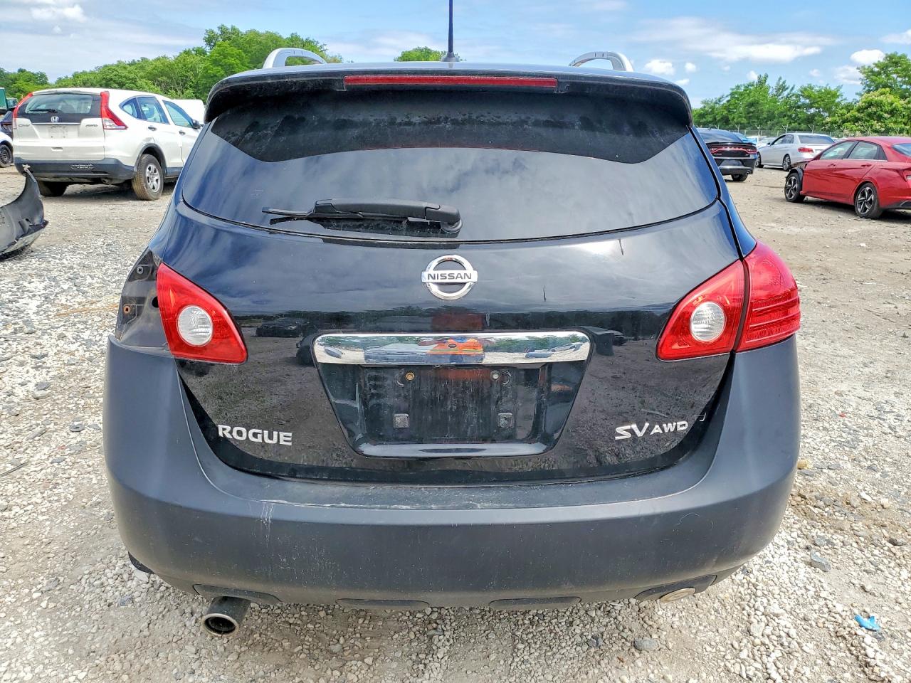 2012 Nissan Rogue S Черный vin: JN8AS5MV1CW372034