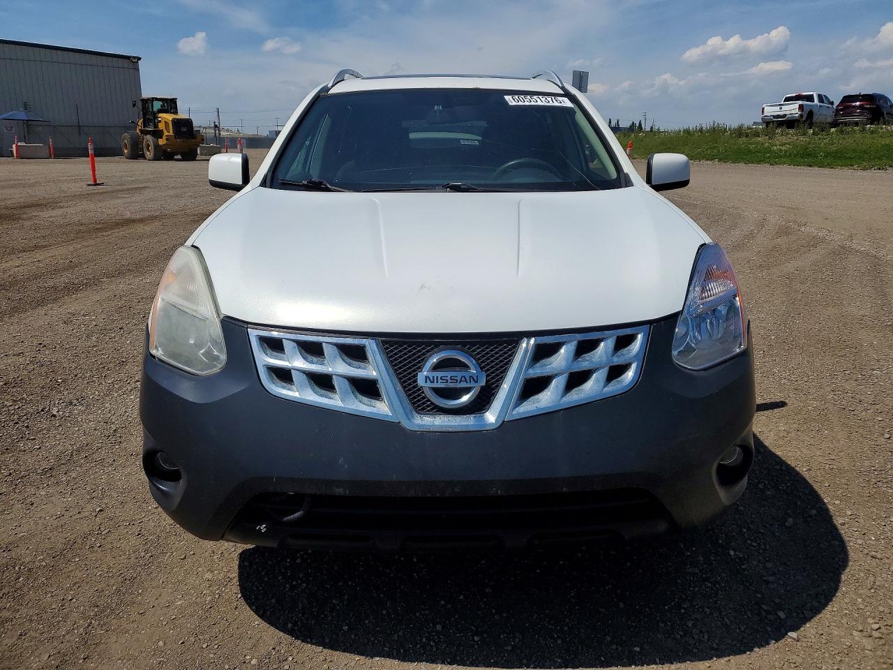 2012 Nissan Rogue S White vin: JN8AS5MV1CW378352