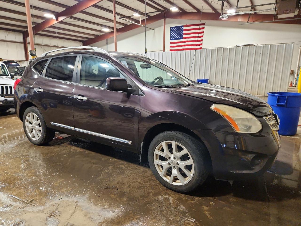 2012 Nissan Rogue S Фиолетовый vin: JN8AS5MV1CW381011