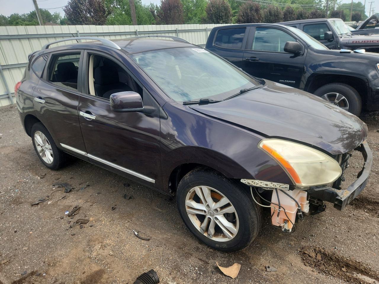 2012 Nissan Rogue S Purple vin: JN8AS5MV1CW381879