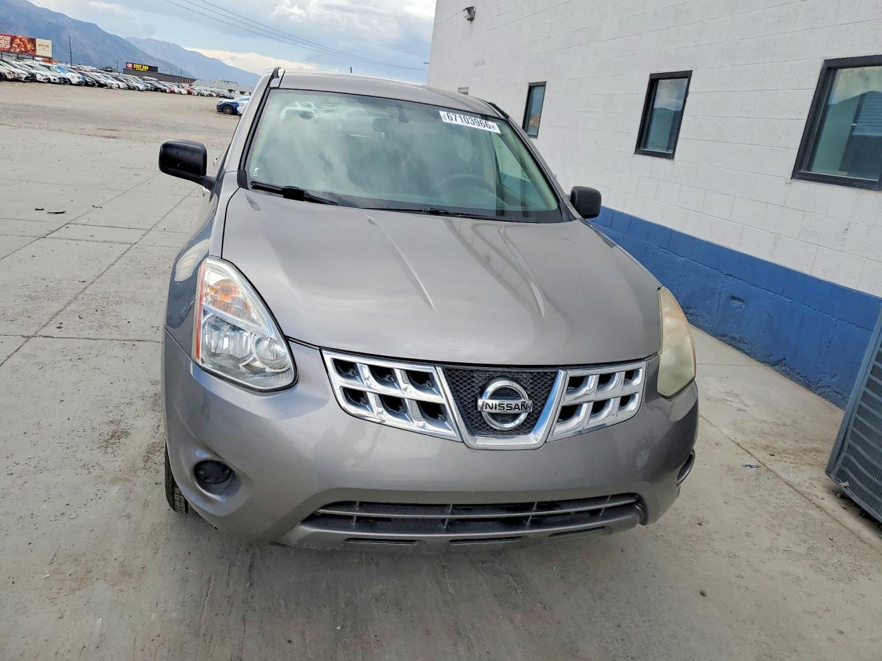 2012 Nissan Rogue S Gray vin: JN8AS5MV1CW385687
