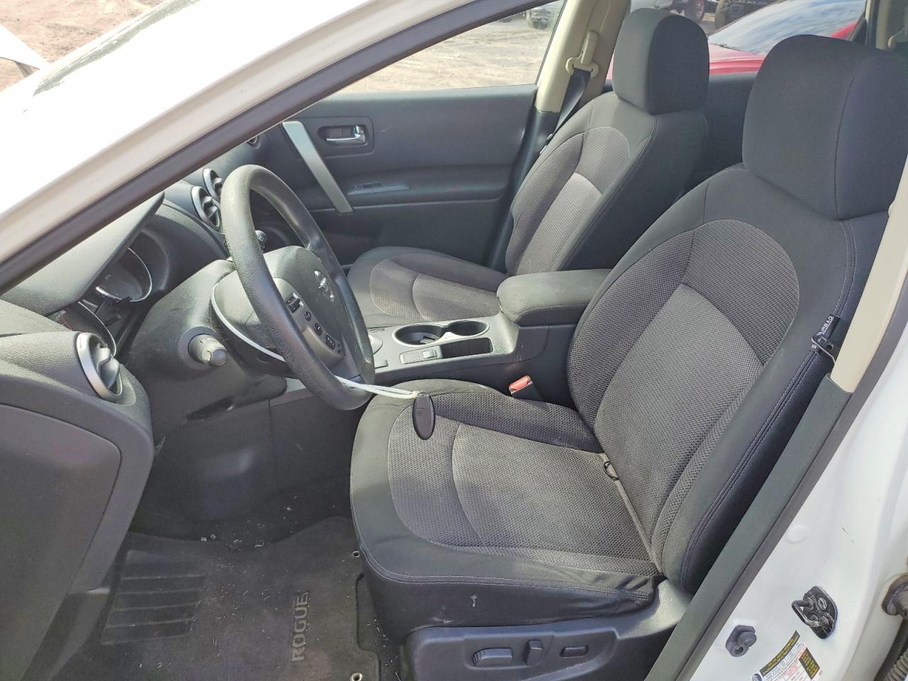 2012 Nissan Rogue S White vin: JN8AS5MV1CW389058
