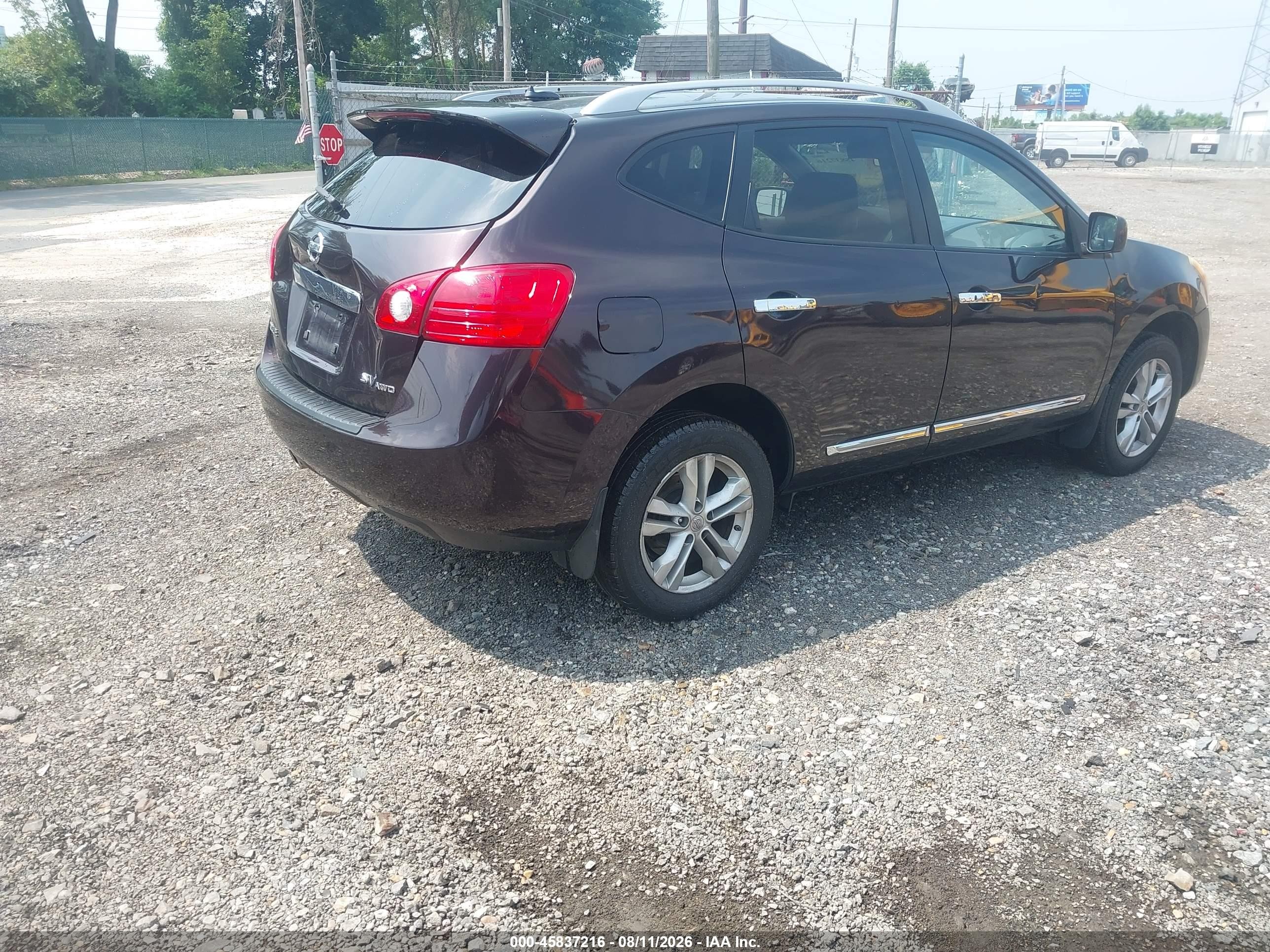 2012 Nissan Rogue Sv Brown vin: JN8AS5MV1CW391747