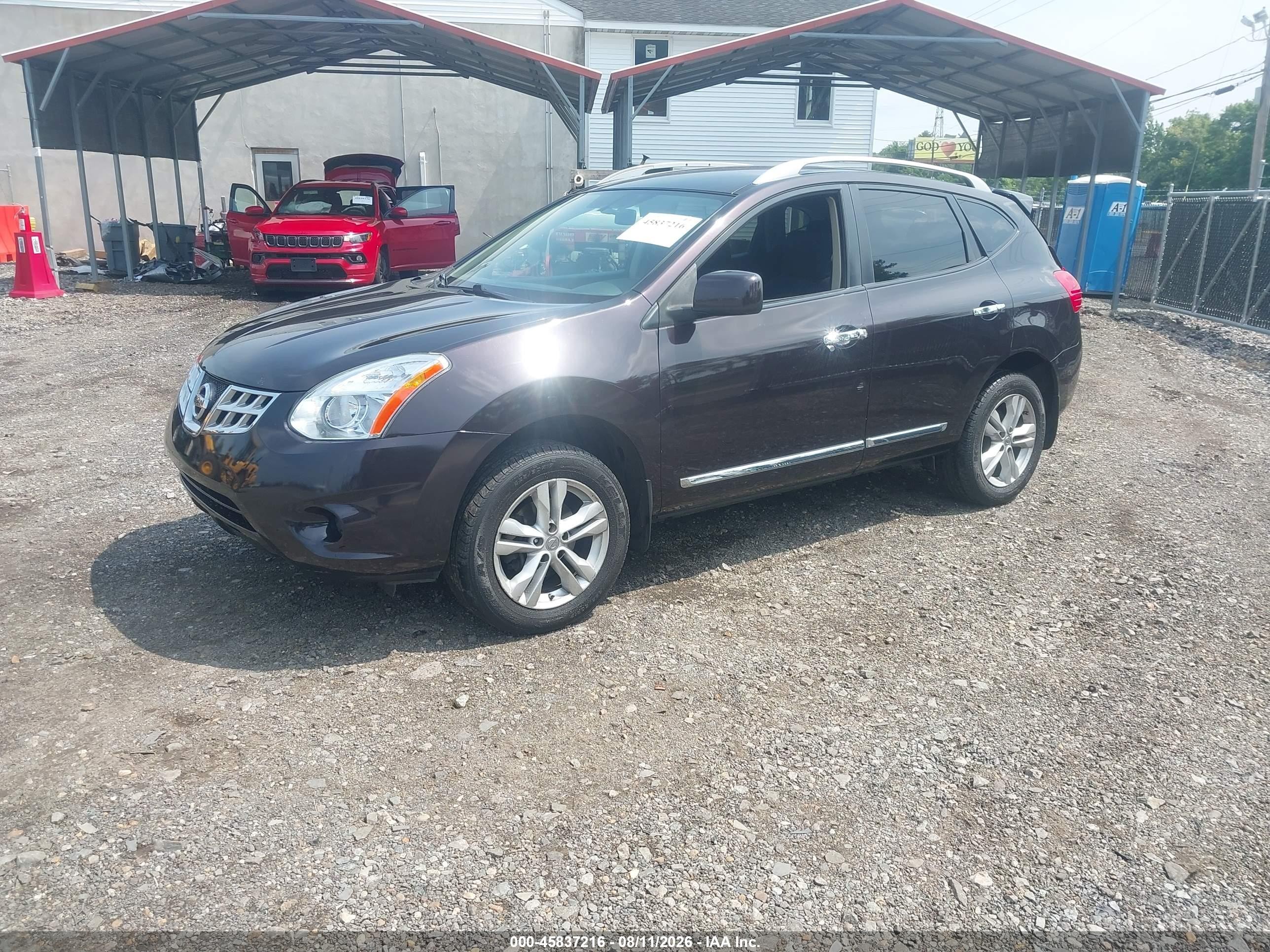 2012 Nissan Rogue Sv Brown vin: JN8AS5MV1CW391747