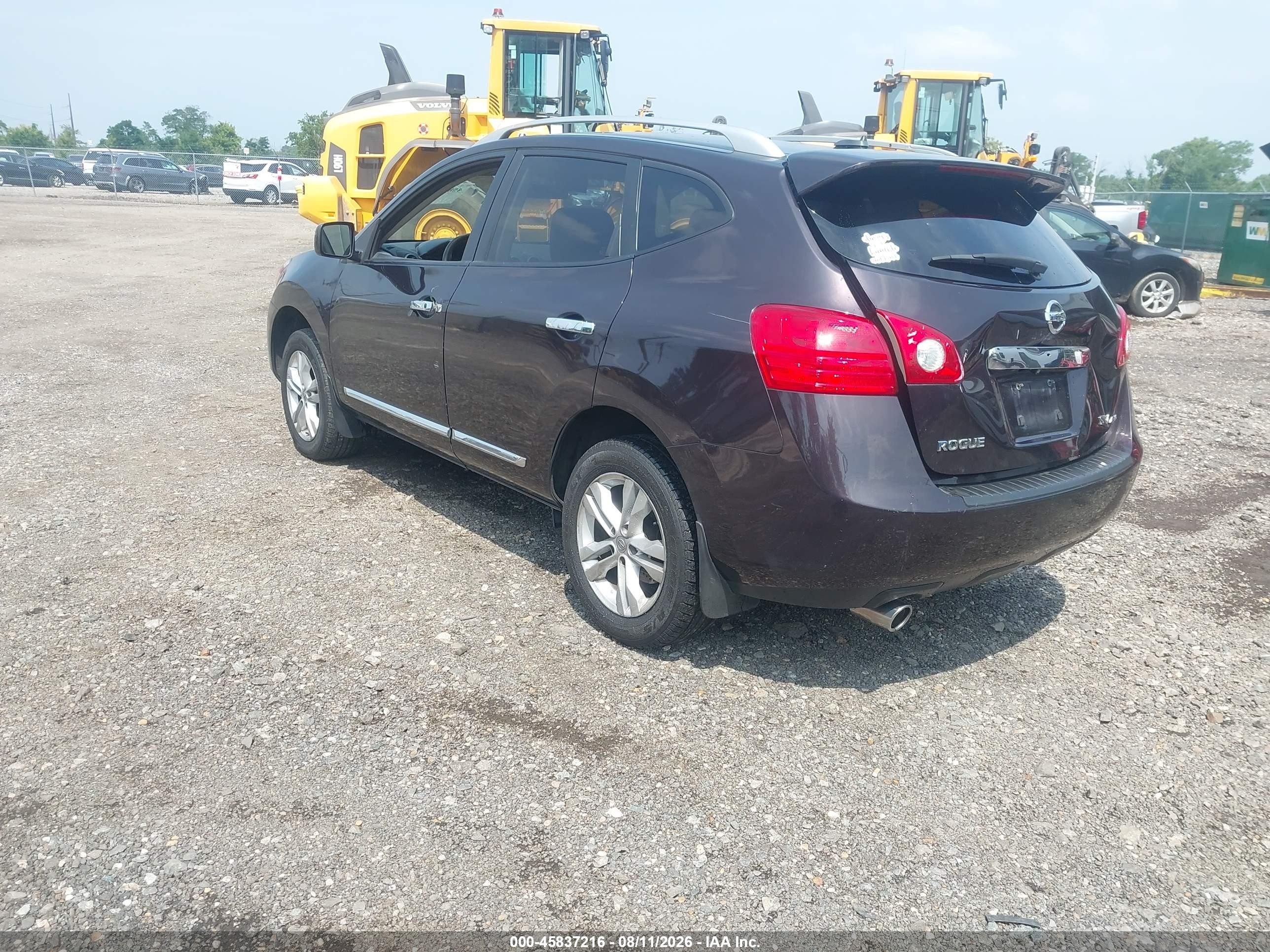 2012 Nissan Rogue Sv Brown vin: JN8AS5MV1CW391747