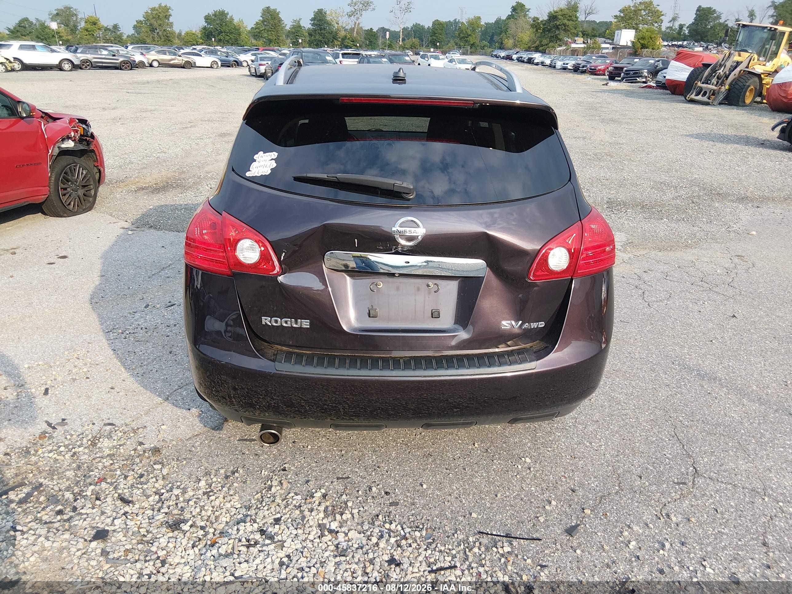 2012 Nissan Rogue Sv Brown vin: JN8AS5MV1CW391747