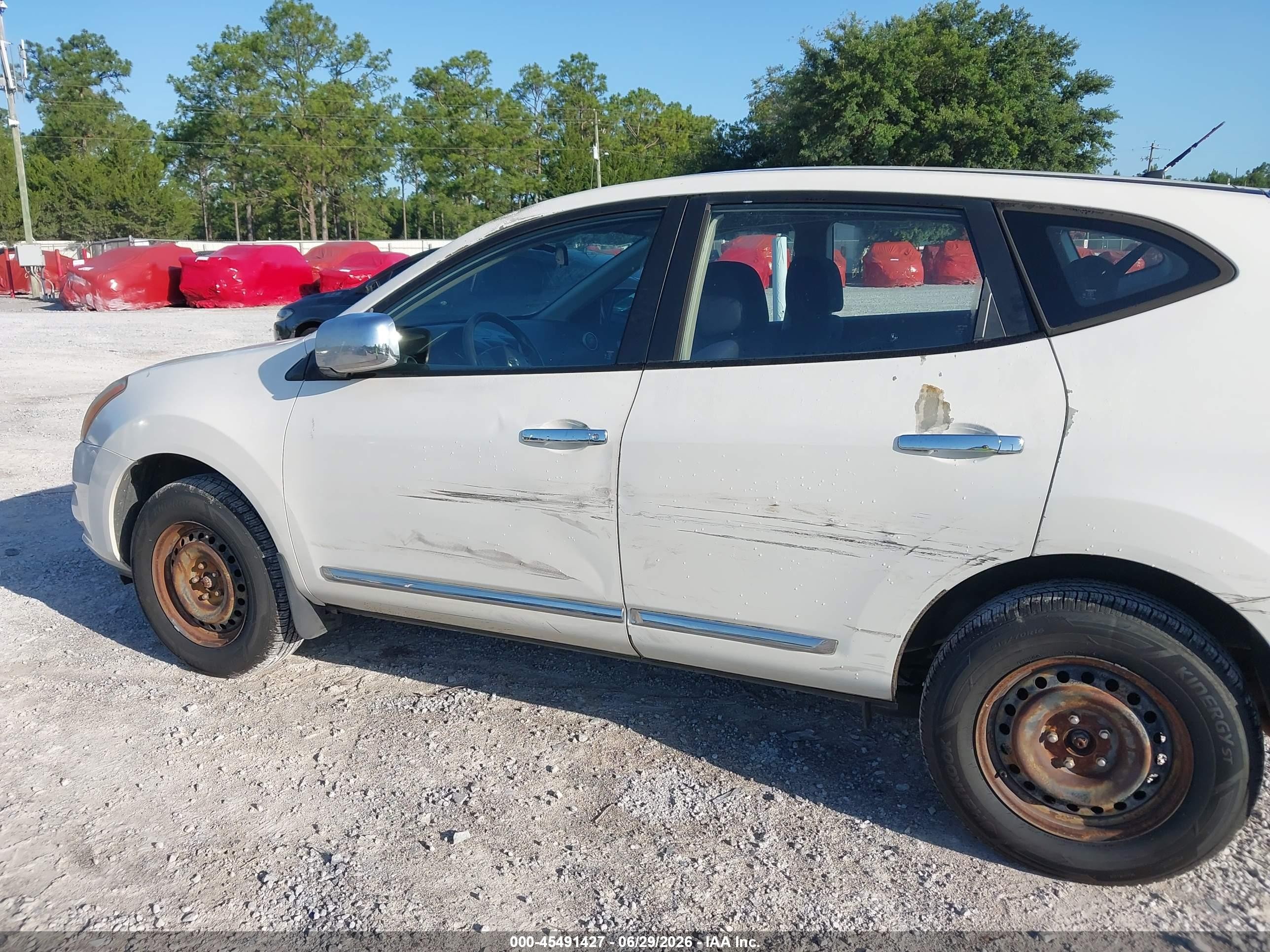 2012 Nissan Rogue S Белый vin: JN8AS5MV1CW394566