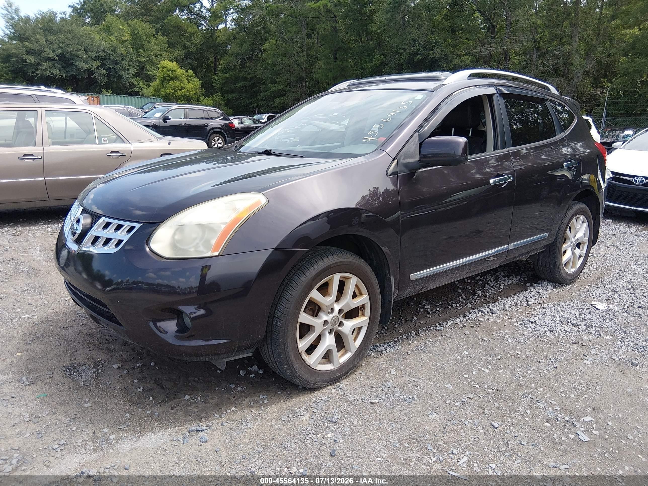 2012 Nissan Rogue Sv W/sl Pkg Purple vin: JN8AS5MV1CW400852