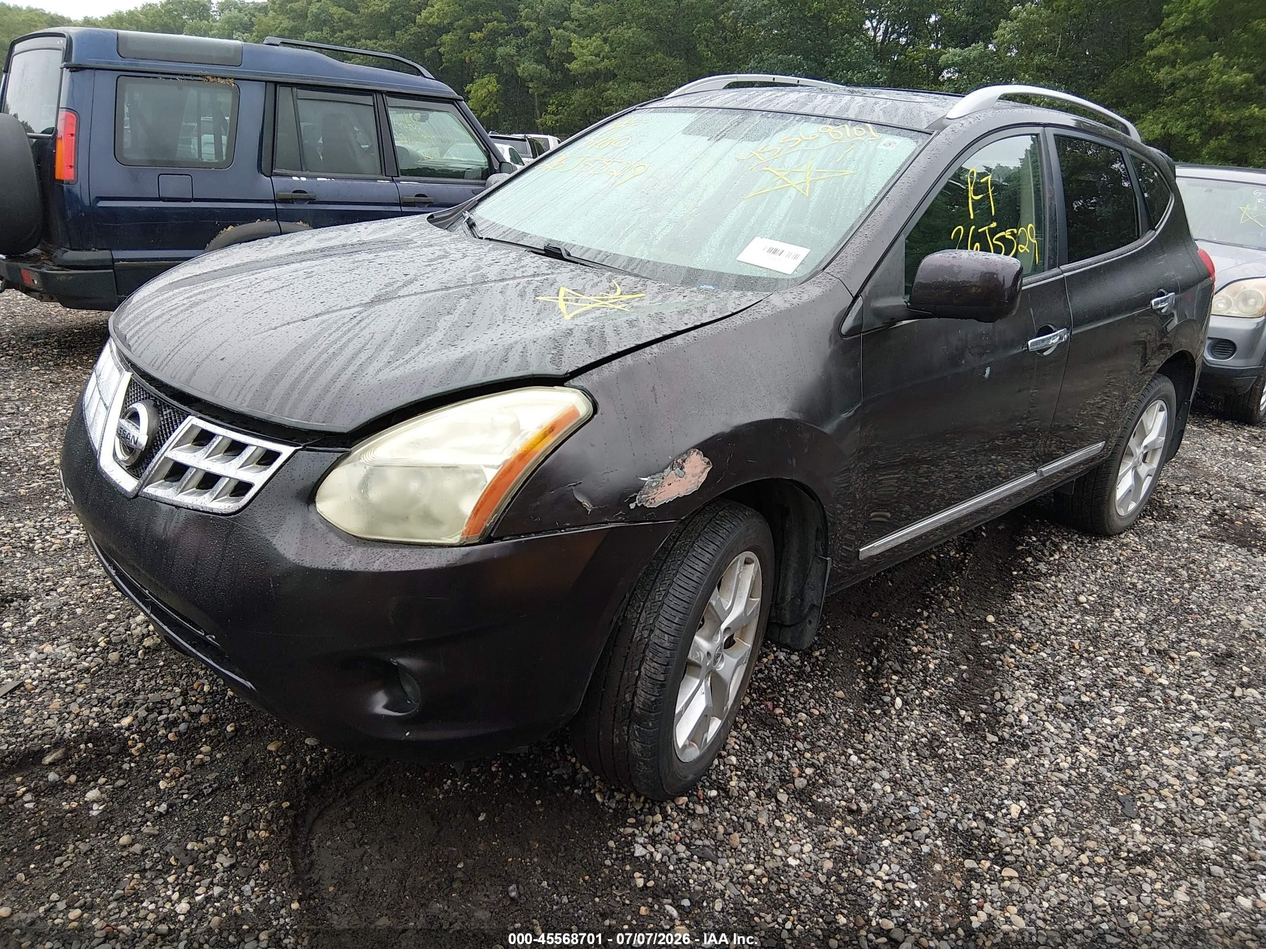 2012 Nissan Rogue Sv W/sl Pkg Purple vin: JN8AS5MV1CW404268
