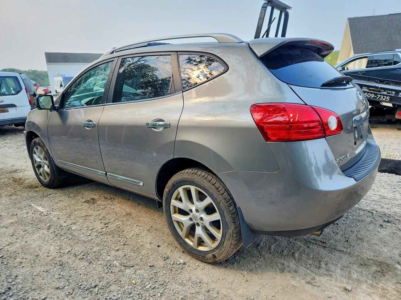 2012 Nissan Rogue S Gray vin: JN8AS5MV1CW406666