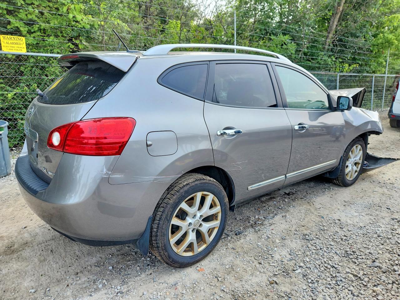 2012 Nissan Rogue S Gray vin: JN8AS5MV1CW406666
