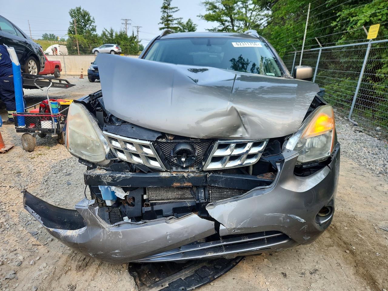 2012 Nissan Rogue S Gray vin: JN8AS5MV1CW406666