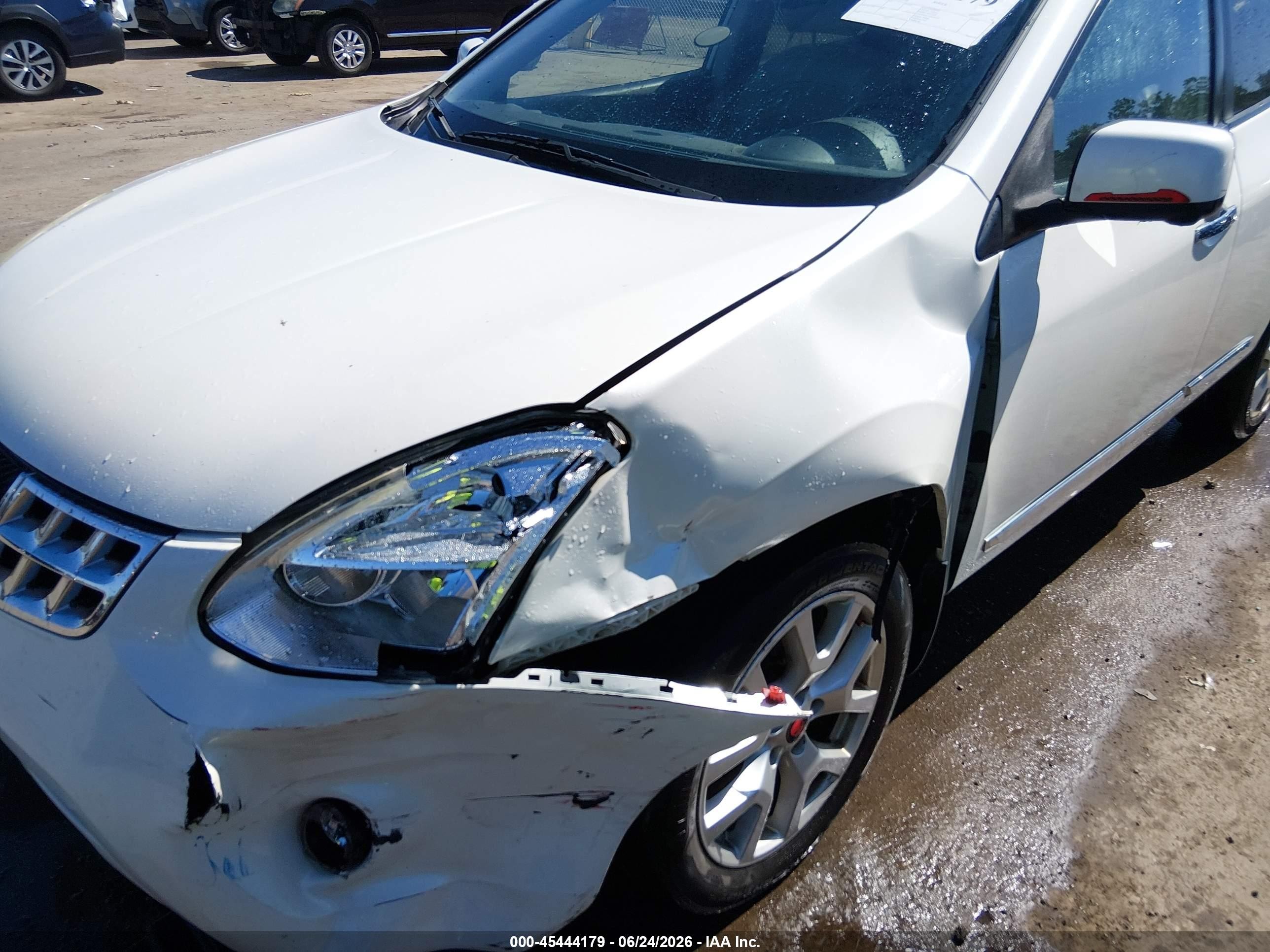 2012 Nissan Rogue Sv W/sl Pkg White vin: JN8AS5MV1CW413780