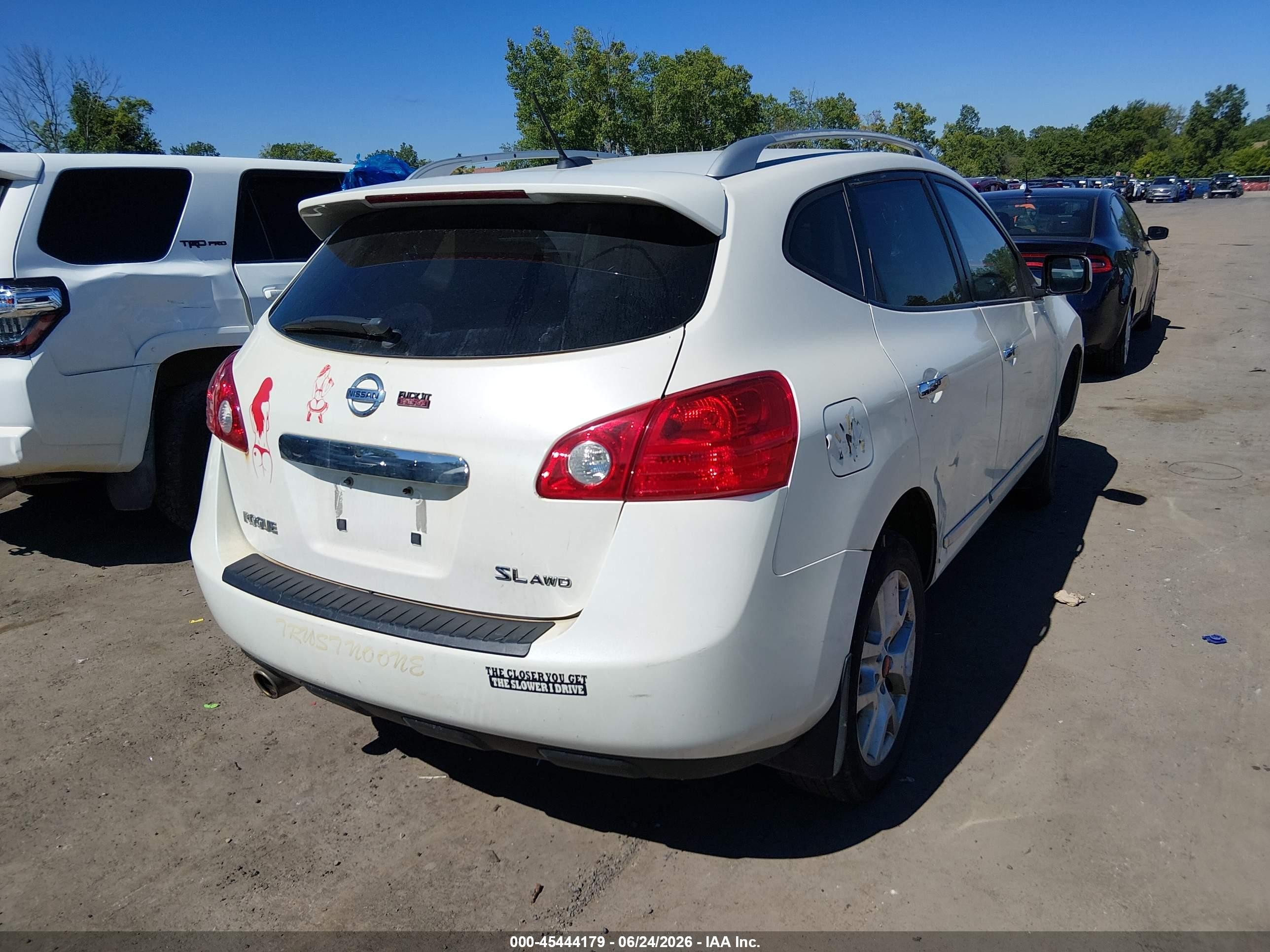 2012 Nissan Rogue Sv W/sl Pkg White vin: JN8AS5MV1CW413780