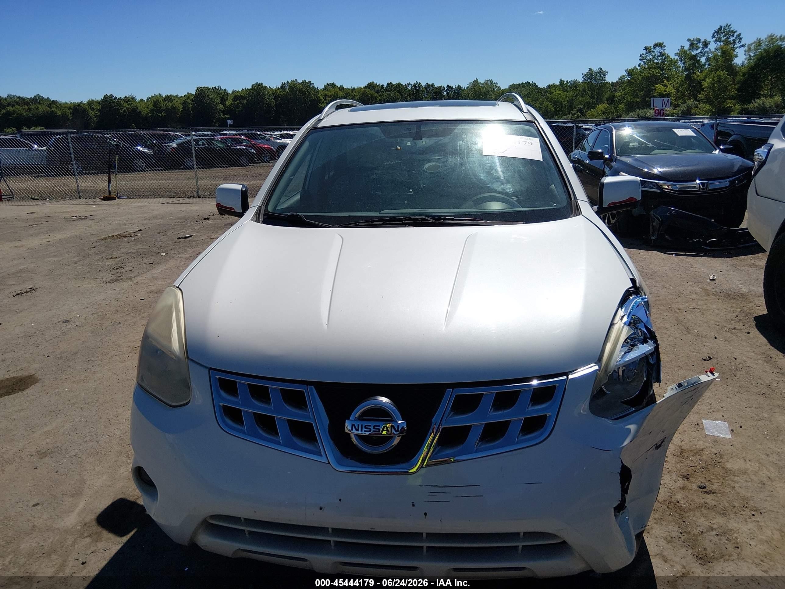 2012 Nissan Rogue Sv W/sl Pkg White vin: JN8AS5MV1CW413780