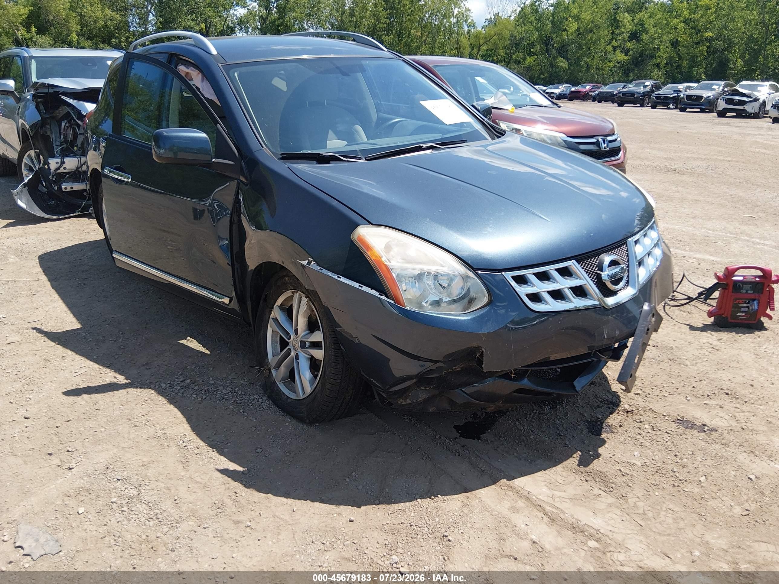 2012 Nissan Rogue Sv Gray vin: JN8AS5MV1CW417411
