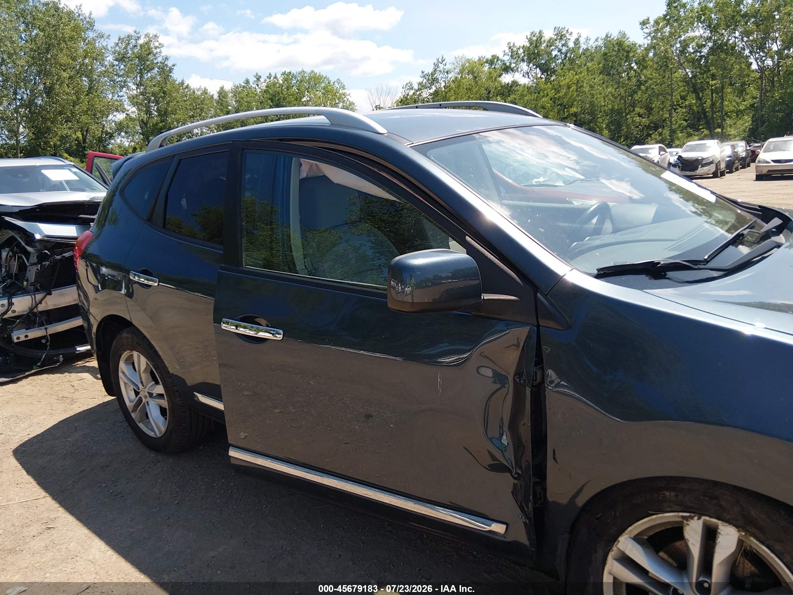 2012 Nissan Rogue Sv Gray vin: JN8AS5MV1CW417411