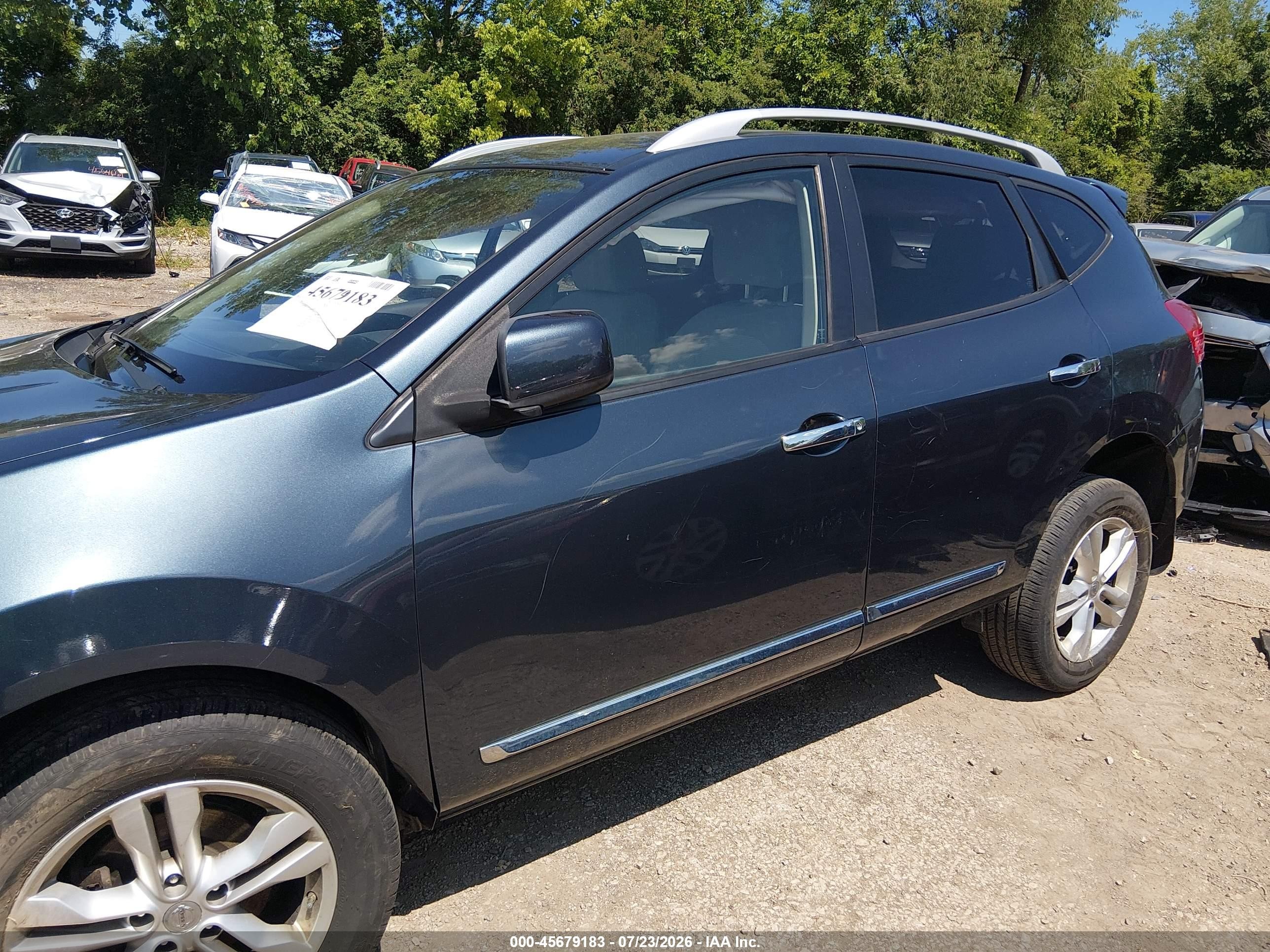 2012 Nissan Rogue Sv Gray vin: JN8AS5MV1CW417411
