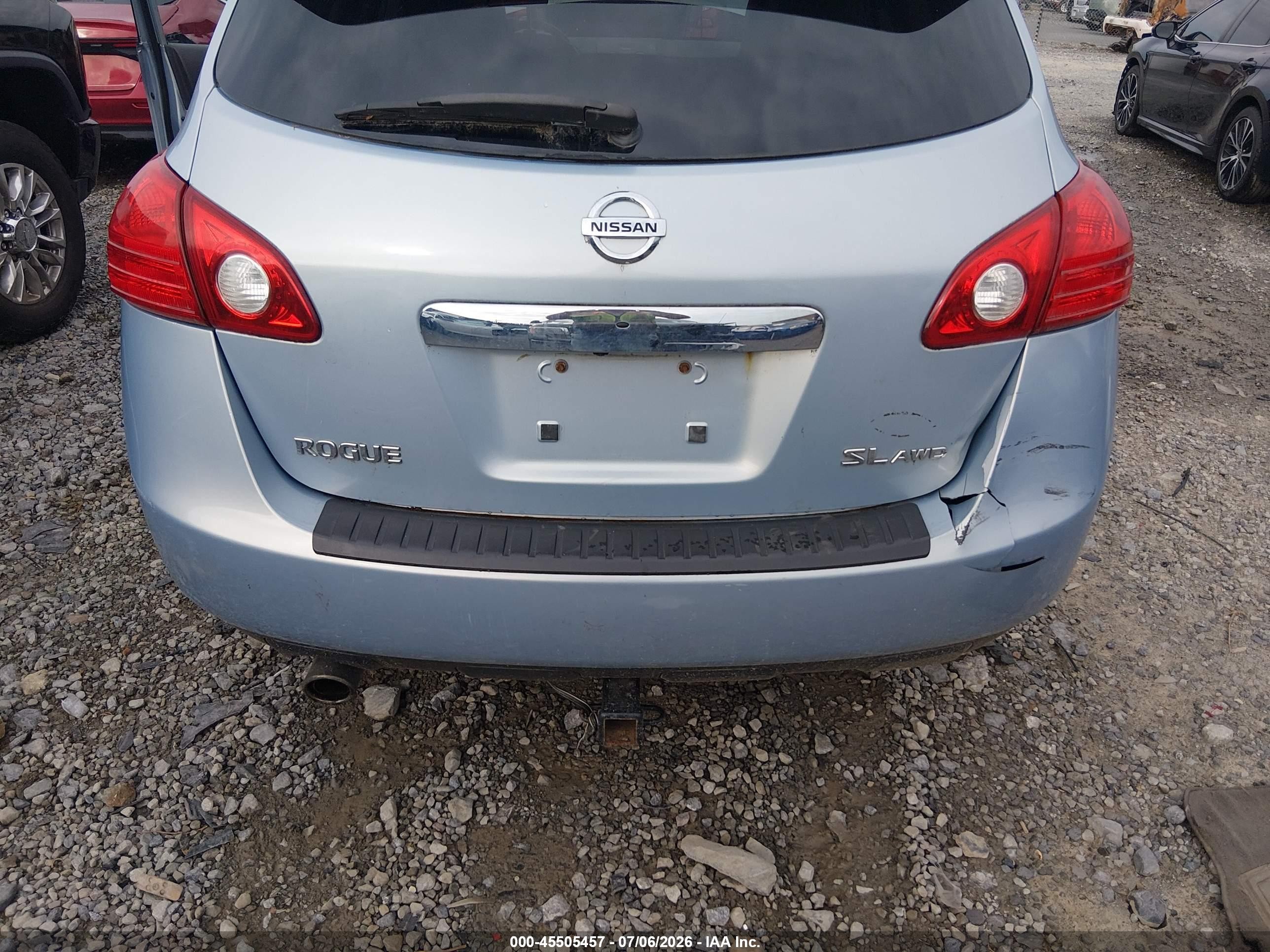 2012 Nissan Rogue Sv W/sl Pkg Light Blue vin: JN8AS5MV1CW421491